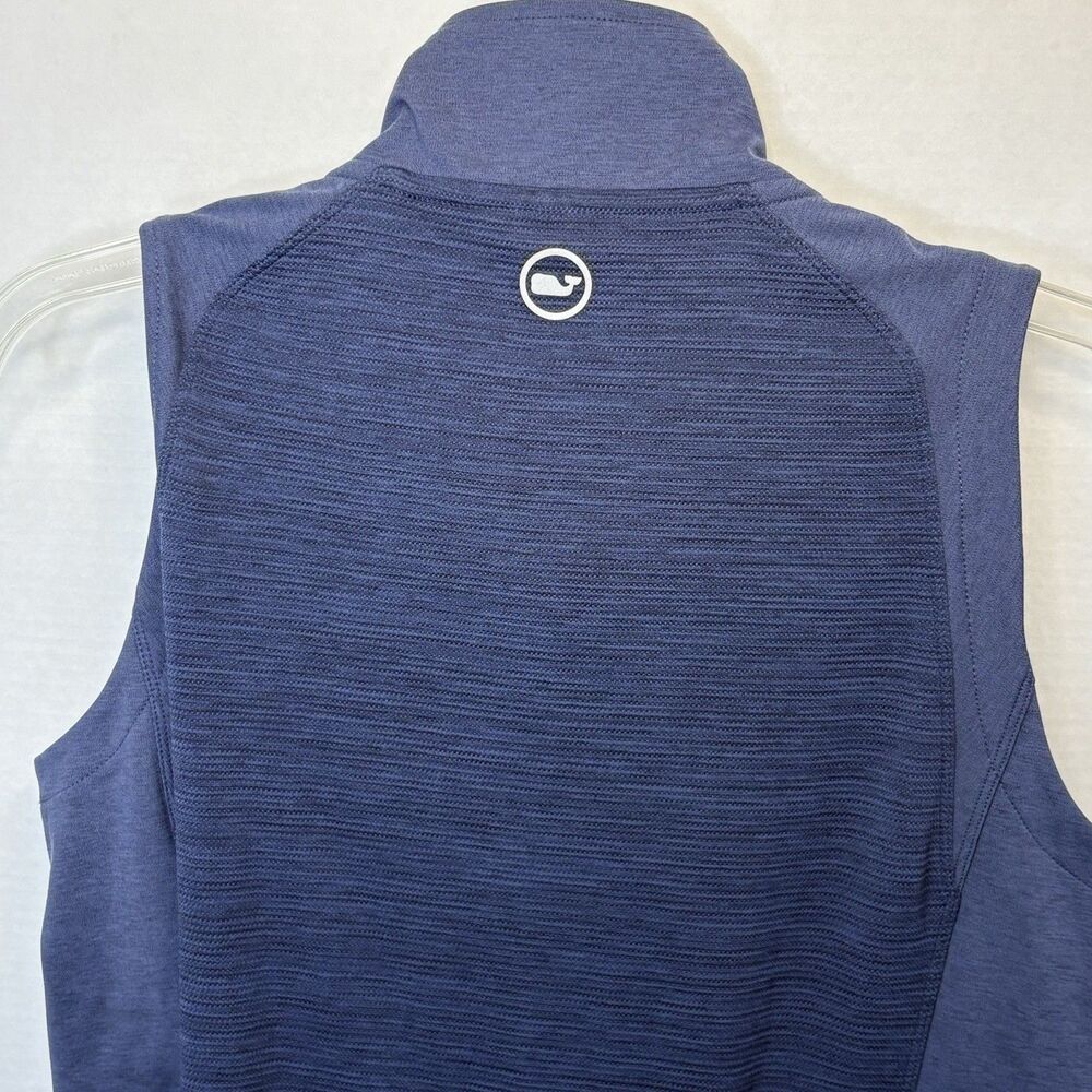 Vineyard Vines Performance Vest Mens Small Navy Full Zip Athleisure - Picture 5 of 10